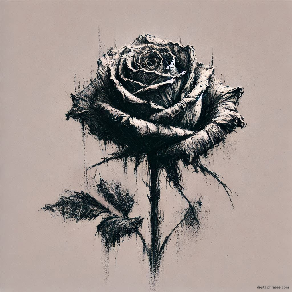 80 Rose Drawing Ideas (Easy, Simple, Cute Colored, Dead and Realistic)