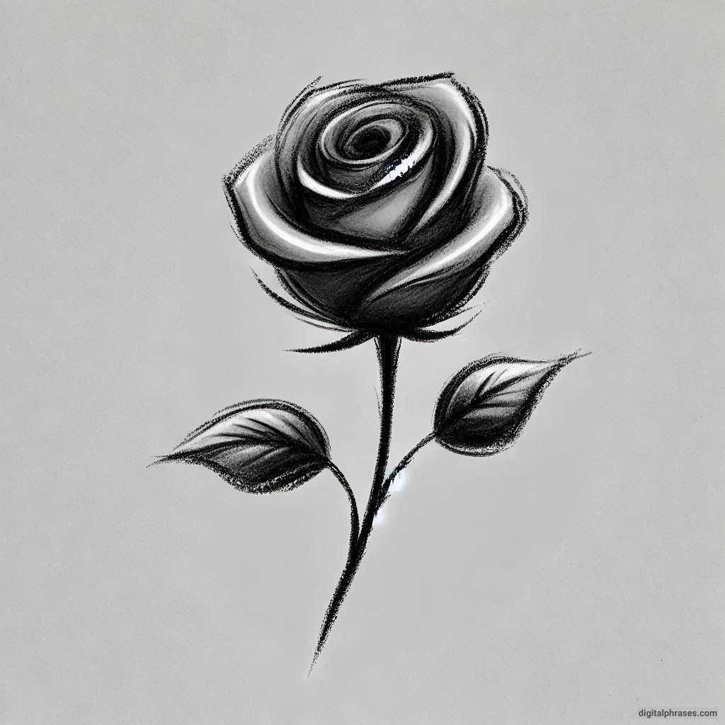 80 Rose Drawing Ideas (Easy, Simple, Cute Colored, Dead and Realistic)