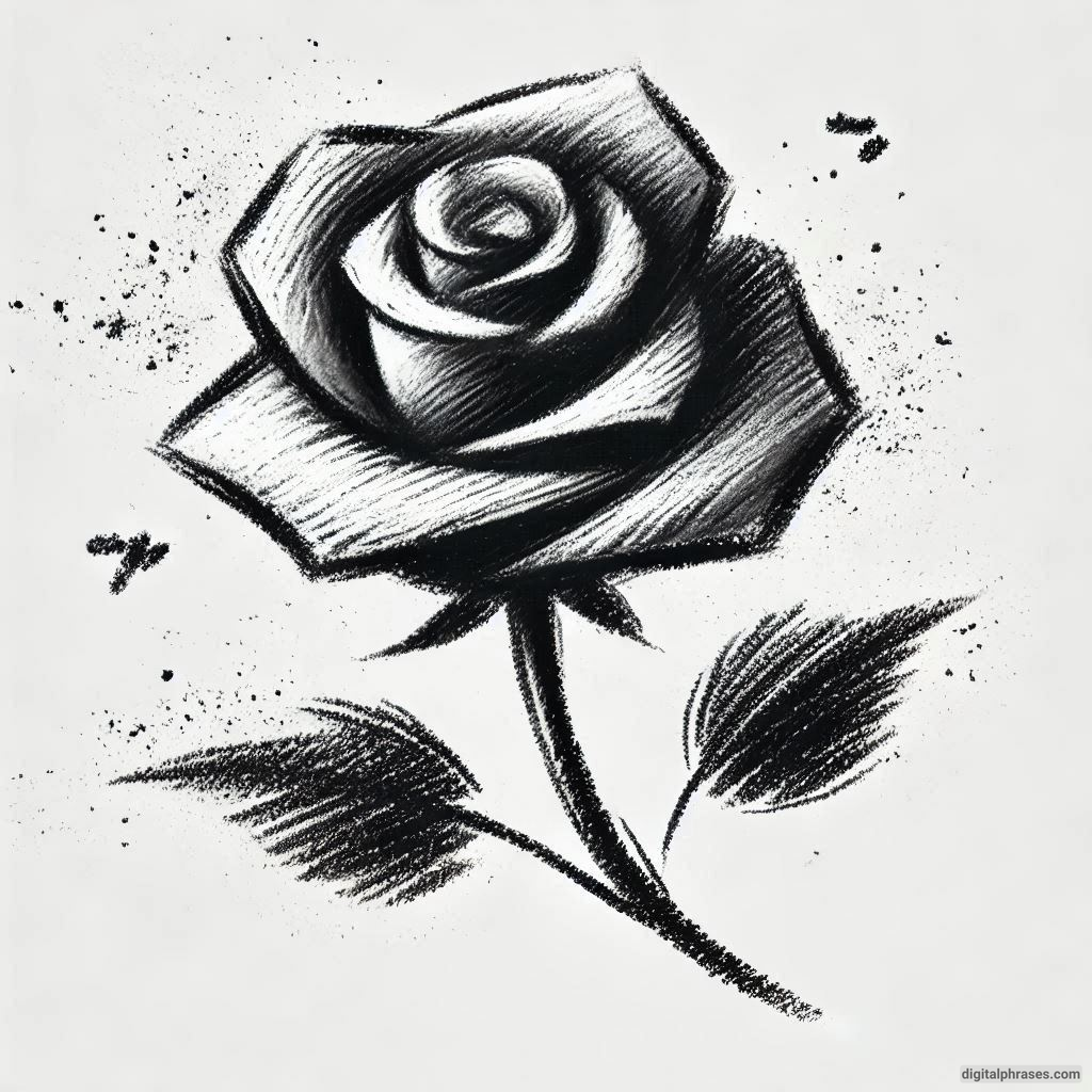 80 Rose Drawing Ideas (Easy, Simple, Cute Colored, Dead and Realistic)