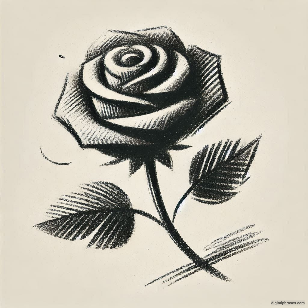 80 Rose Drawing Ideas (Easy, Simple, Cute Colored, Dead and Realistic)