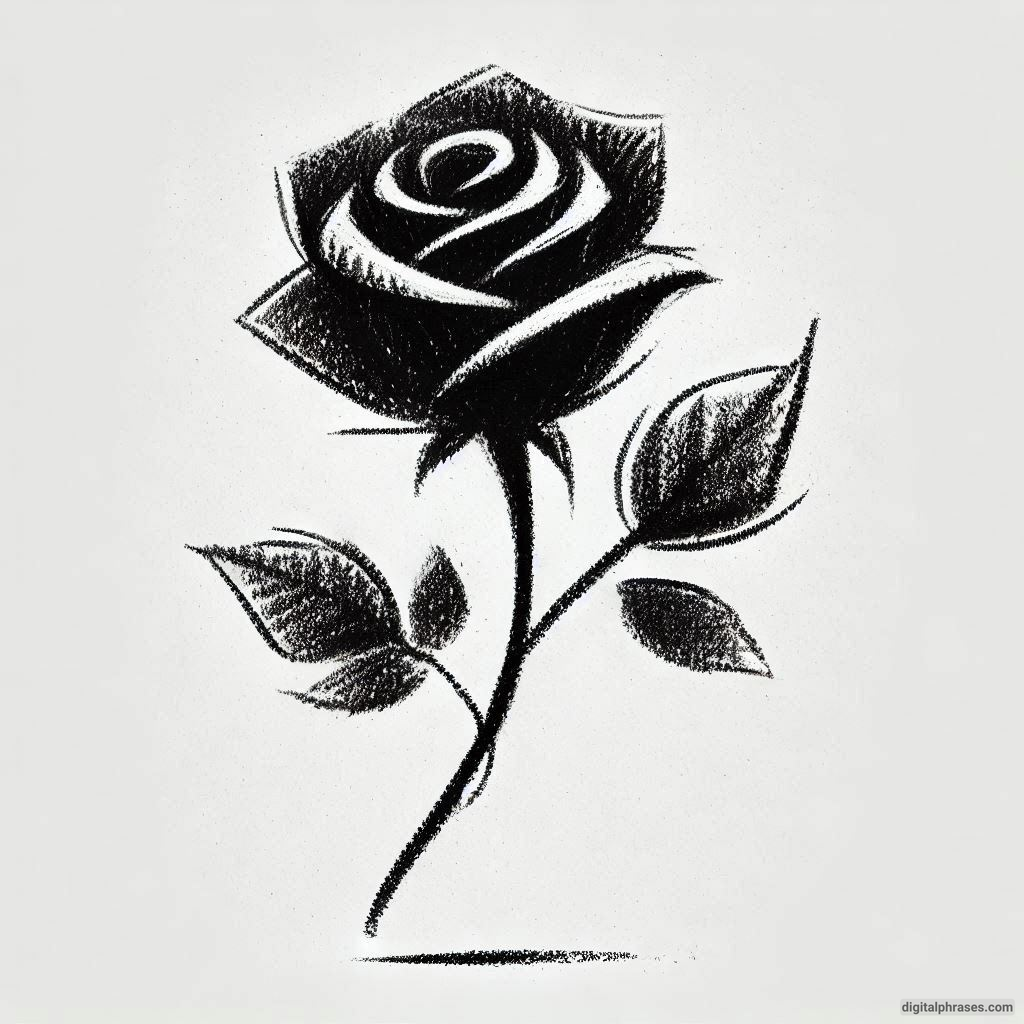 80 Rose Drawing Ideas (Easy, Simple, Cute Colored, Dead and Realistic)