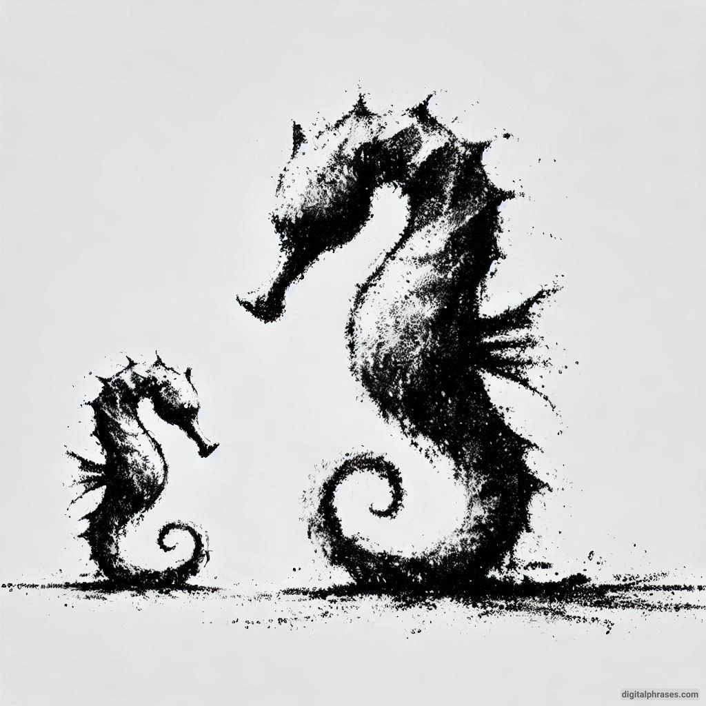60 Sea Horse Drawing Ideas 60 Sea Horse Drawing Ideas