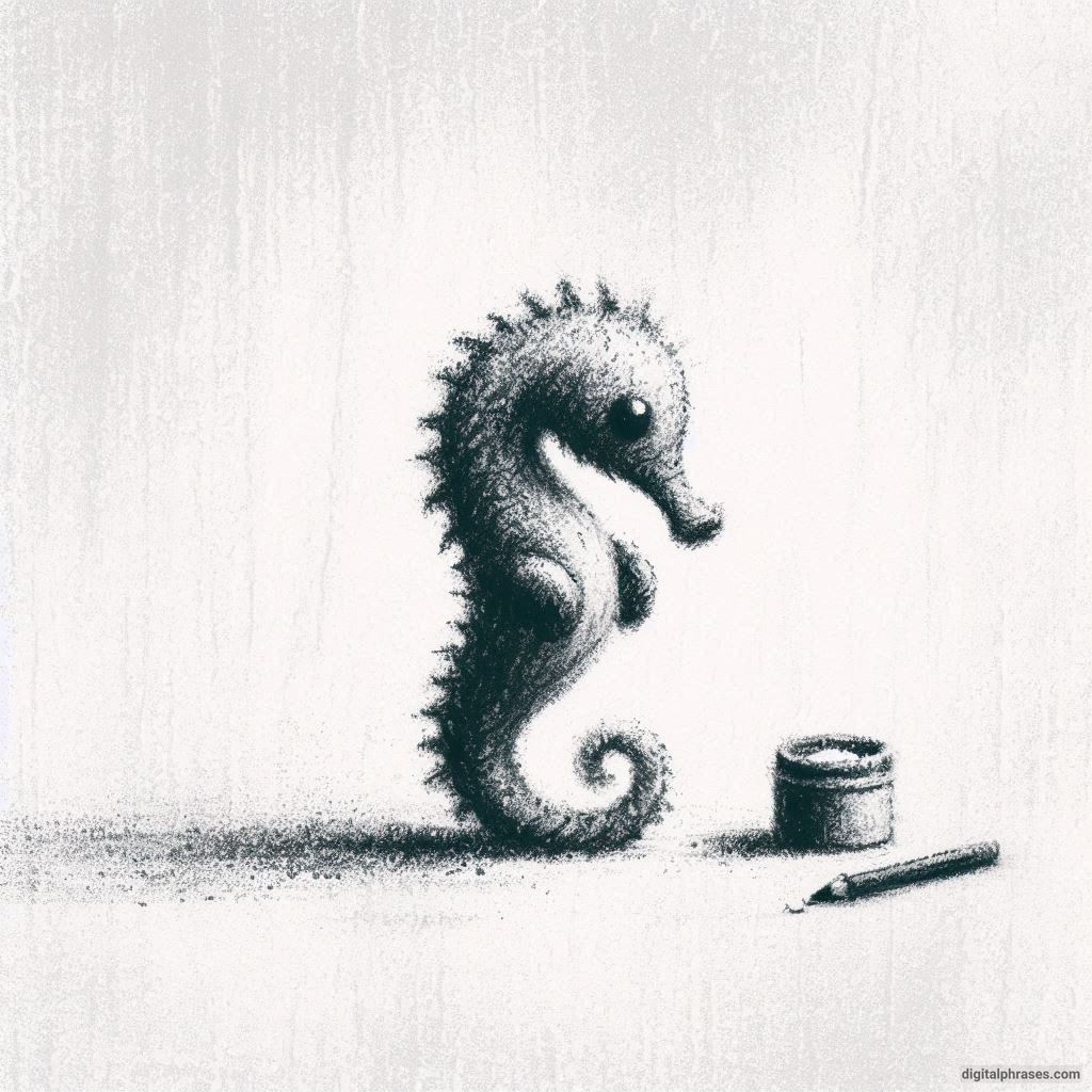 60 Sea Horse Drawing Ideas 60 Sea Horse Drawing Ideas