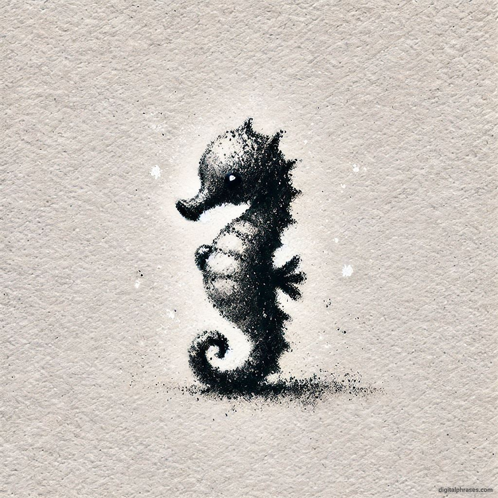 60 Sea Horse Drawing Ideas