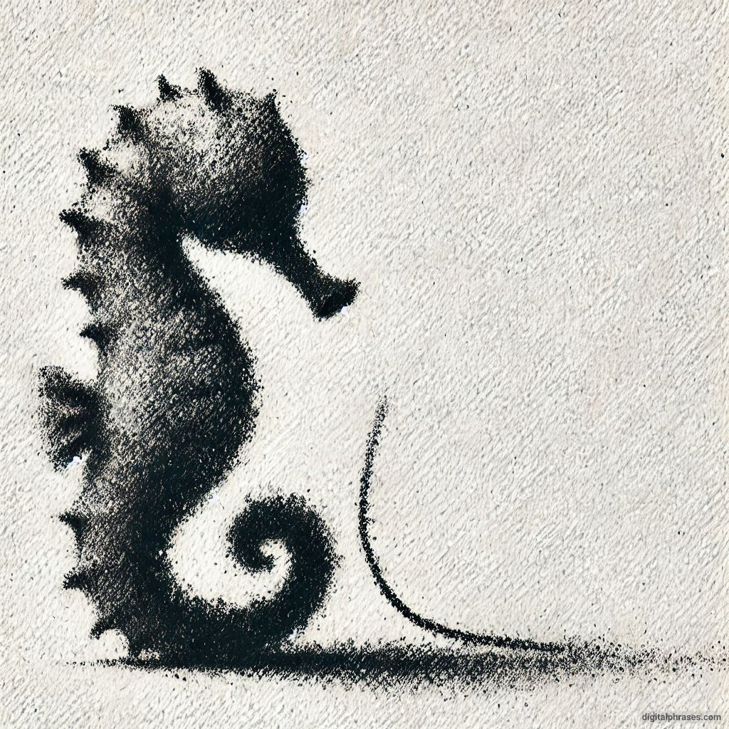 60 Sea Horse Drawing Ideas