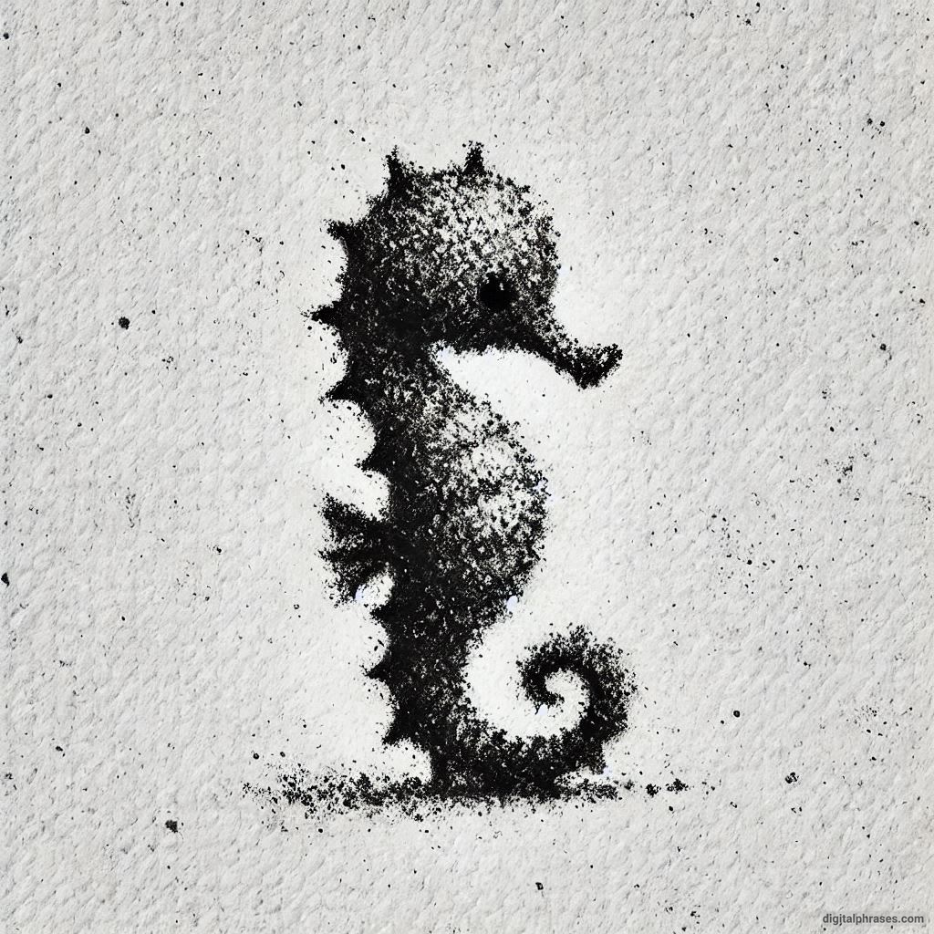 60 Sea Horse Drawing Ideas