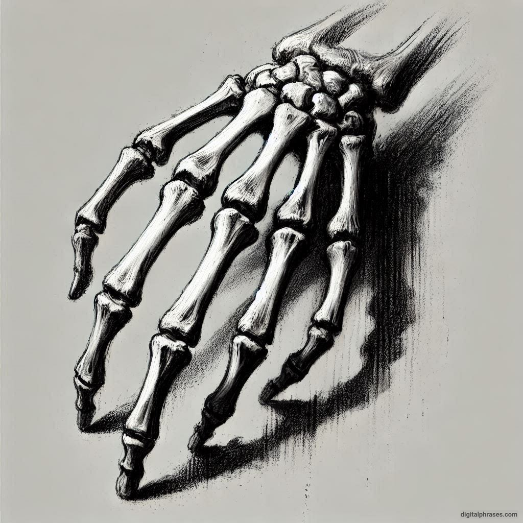 25 Skeleton Hand Drawing Ideas