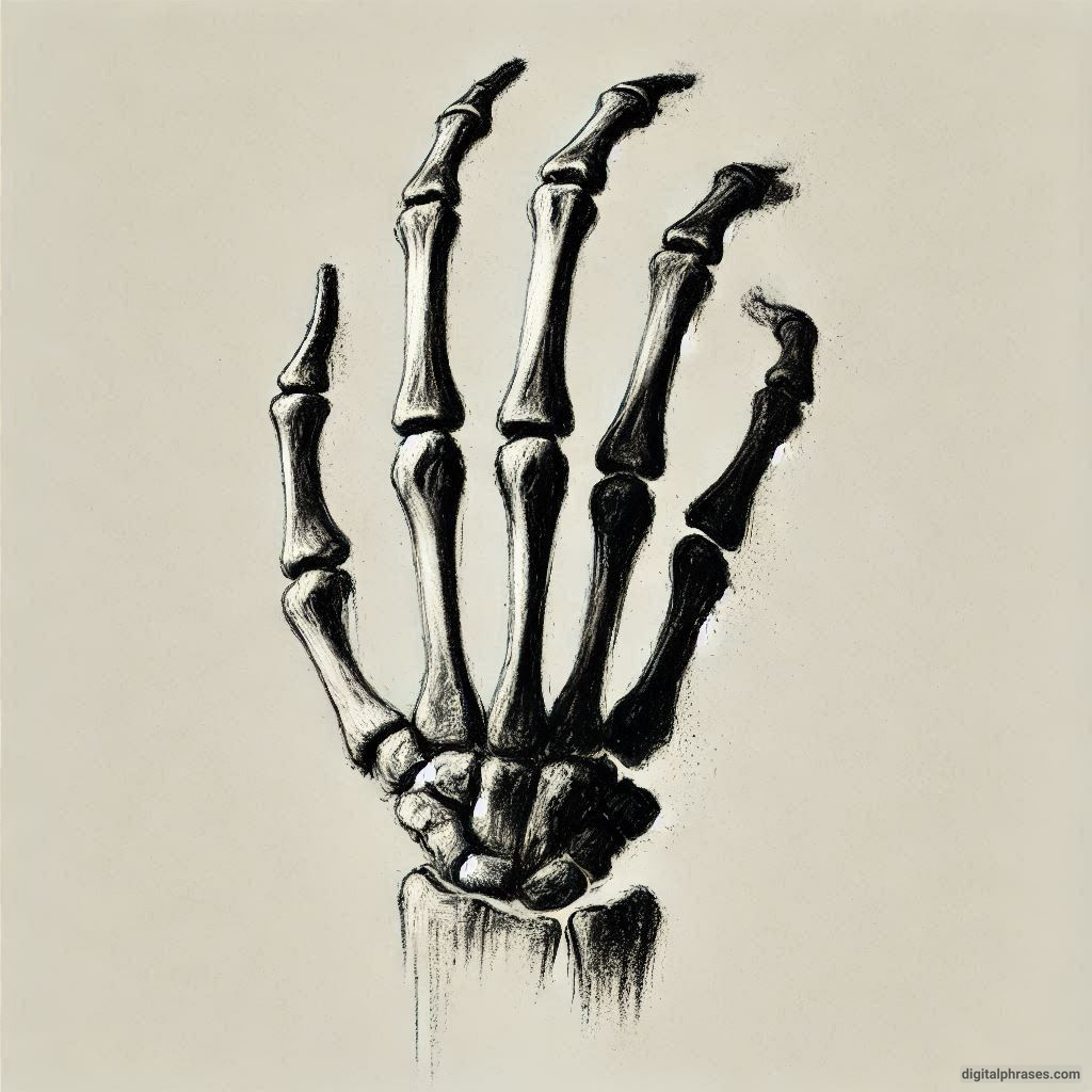 25 Skeleton Hand Drawing Ideas