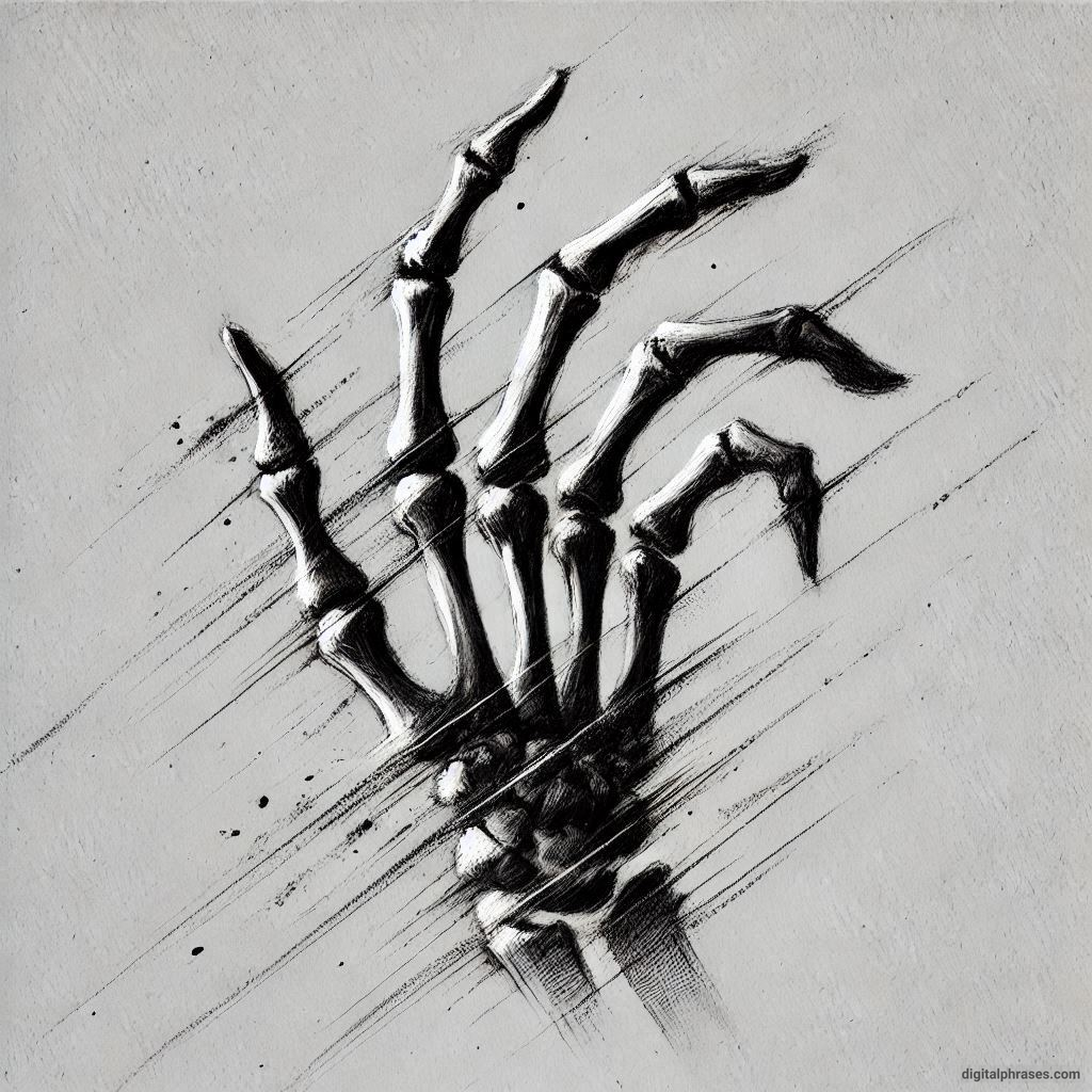 25 Skeleton Hand Drawing Ideas