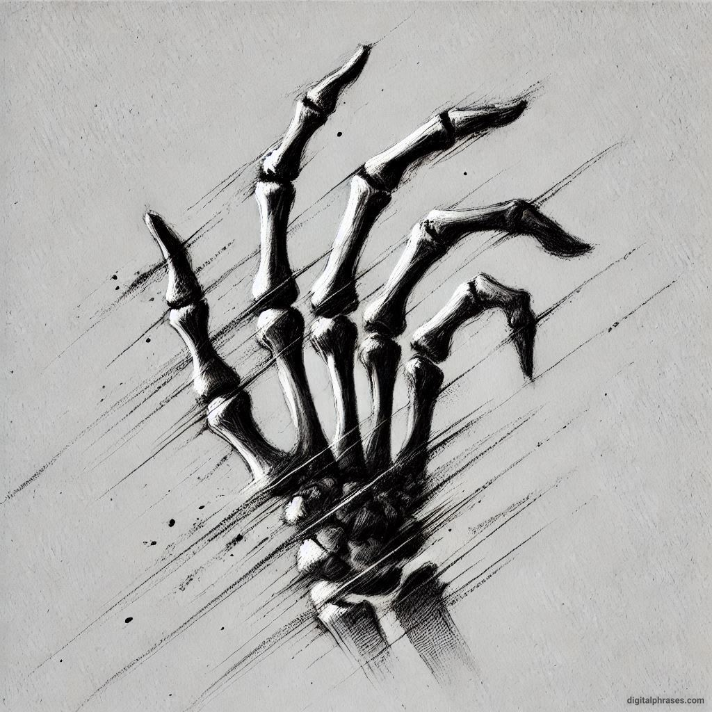 25 Skeleton Hand Drawing Ideas 25 Skeleton Hand Drawing Ideas