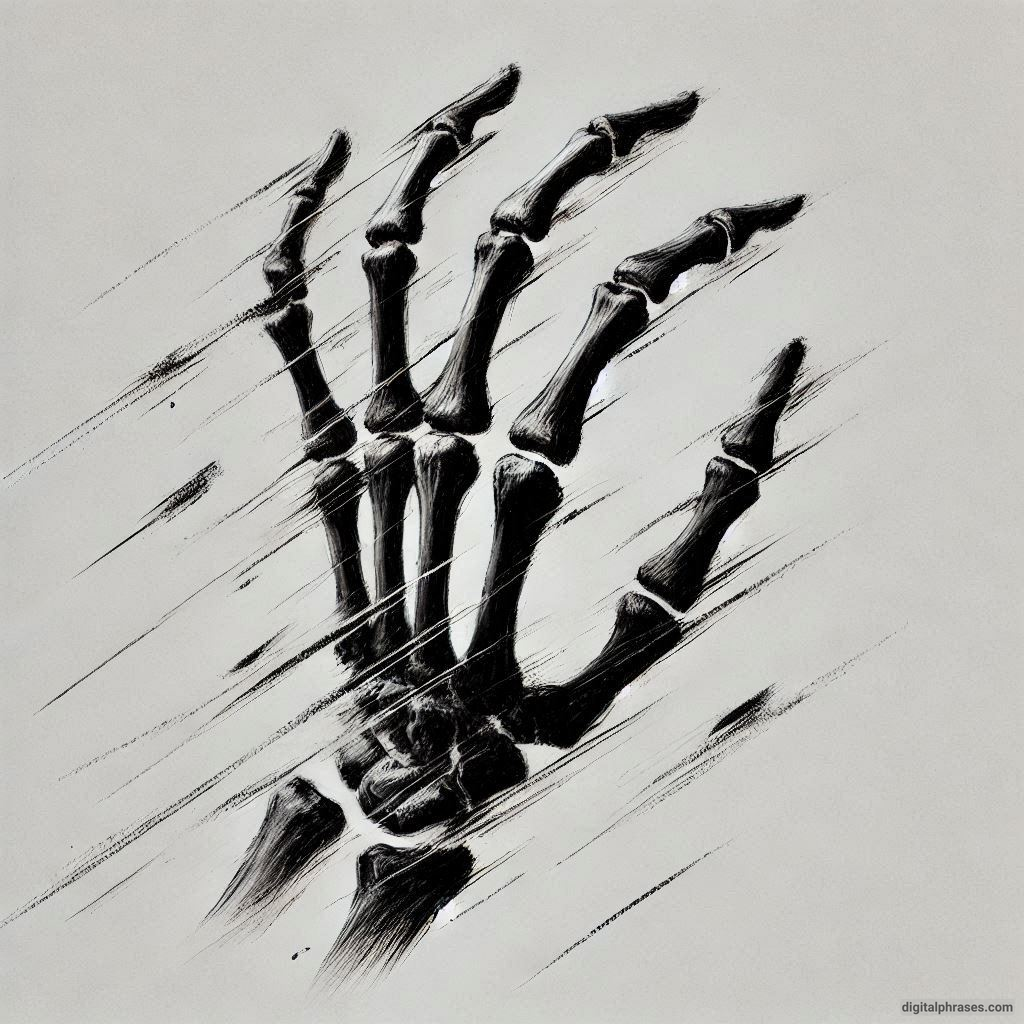 25 Skeleton Hand Drawing Ideas