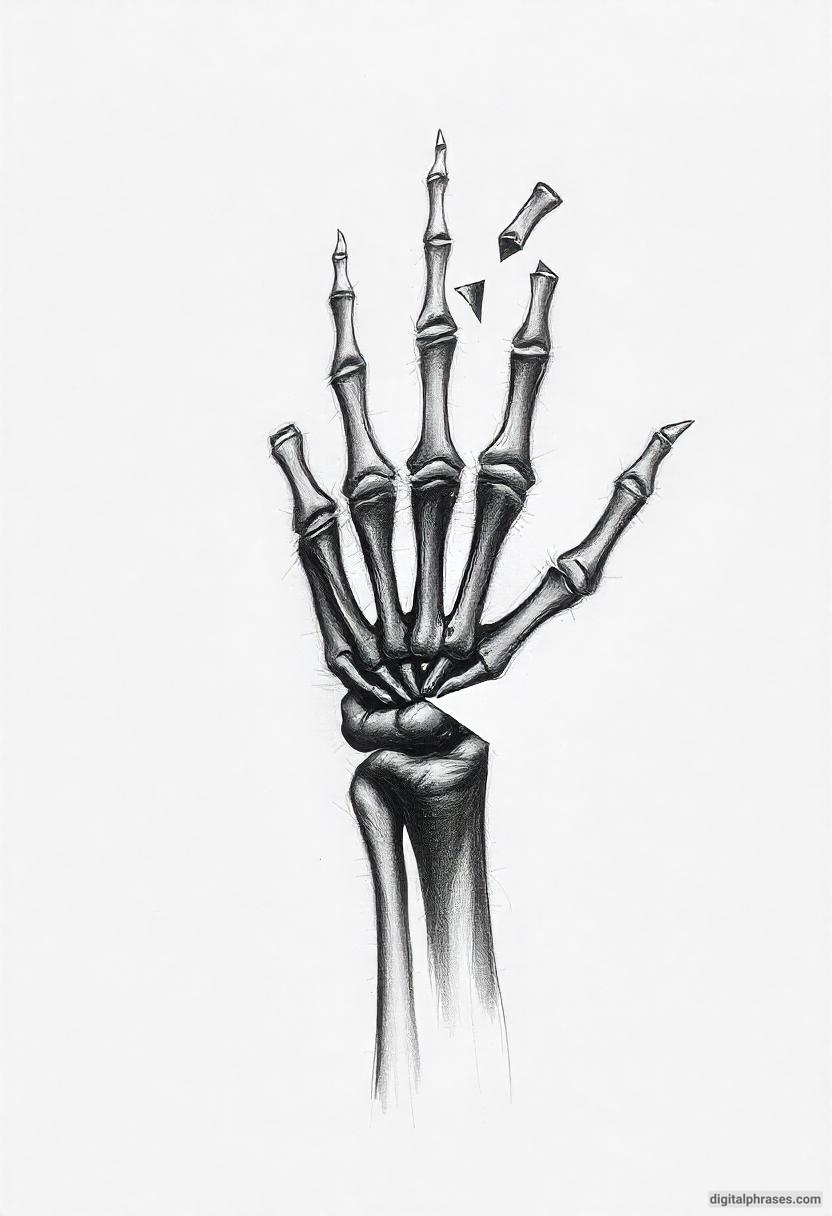25 Skeleton Hand Drawing Ideas 25 Skeleton Hand Drawing Ideas