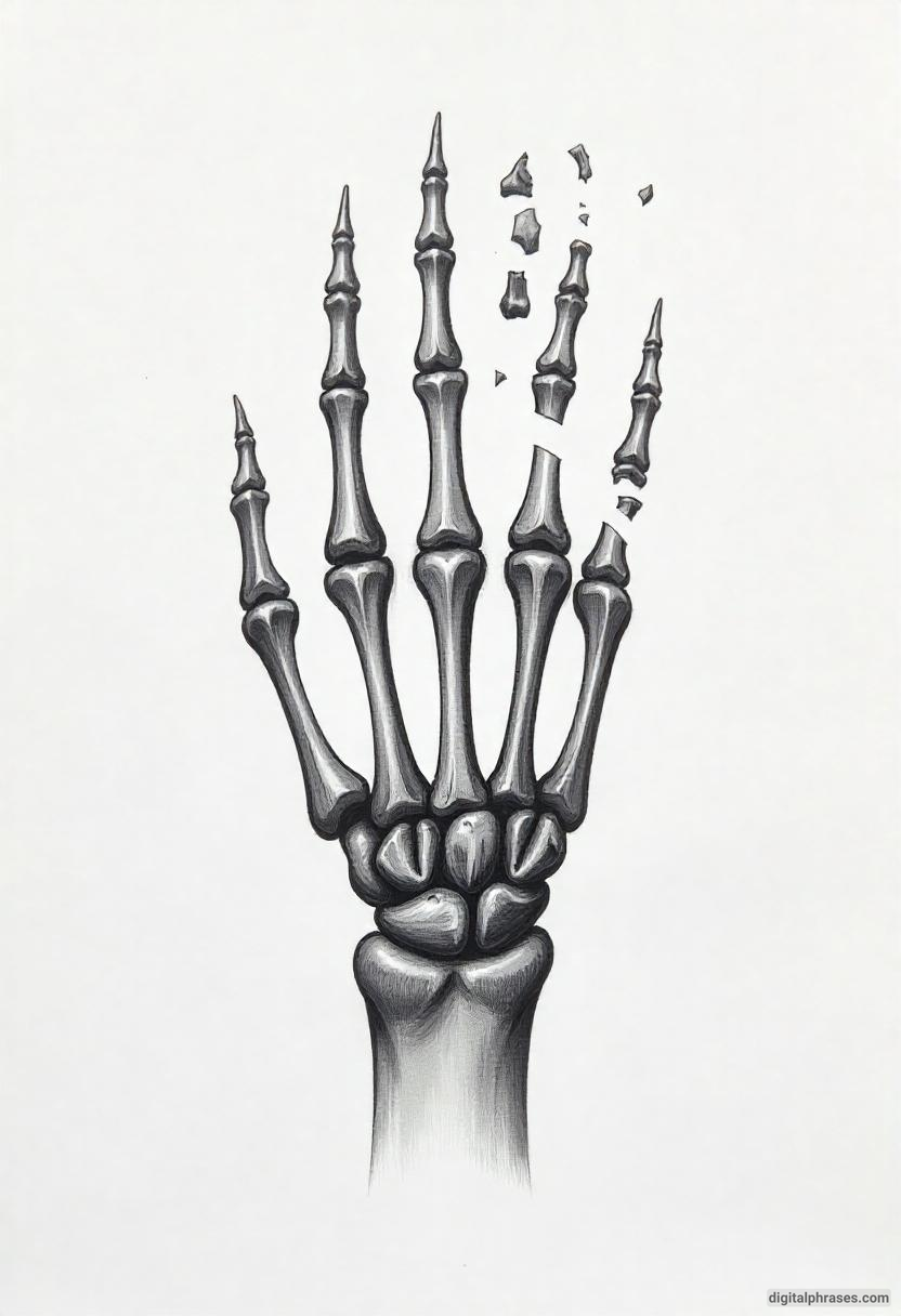 25 Skeleton Hand Drawing Ideas