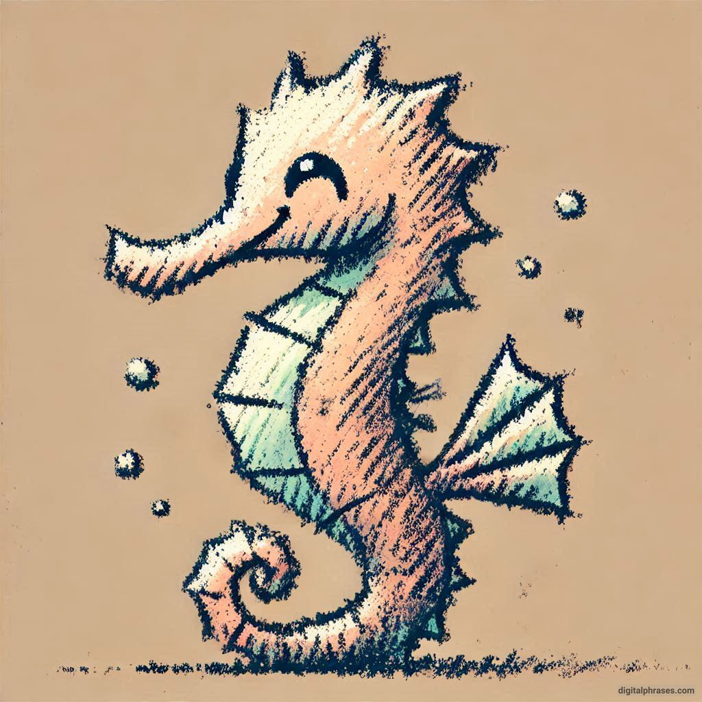 60 Sea Horse Drawing Ideas 60 Sea Horse Drawing Ideas