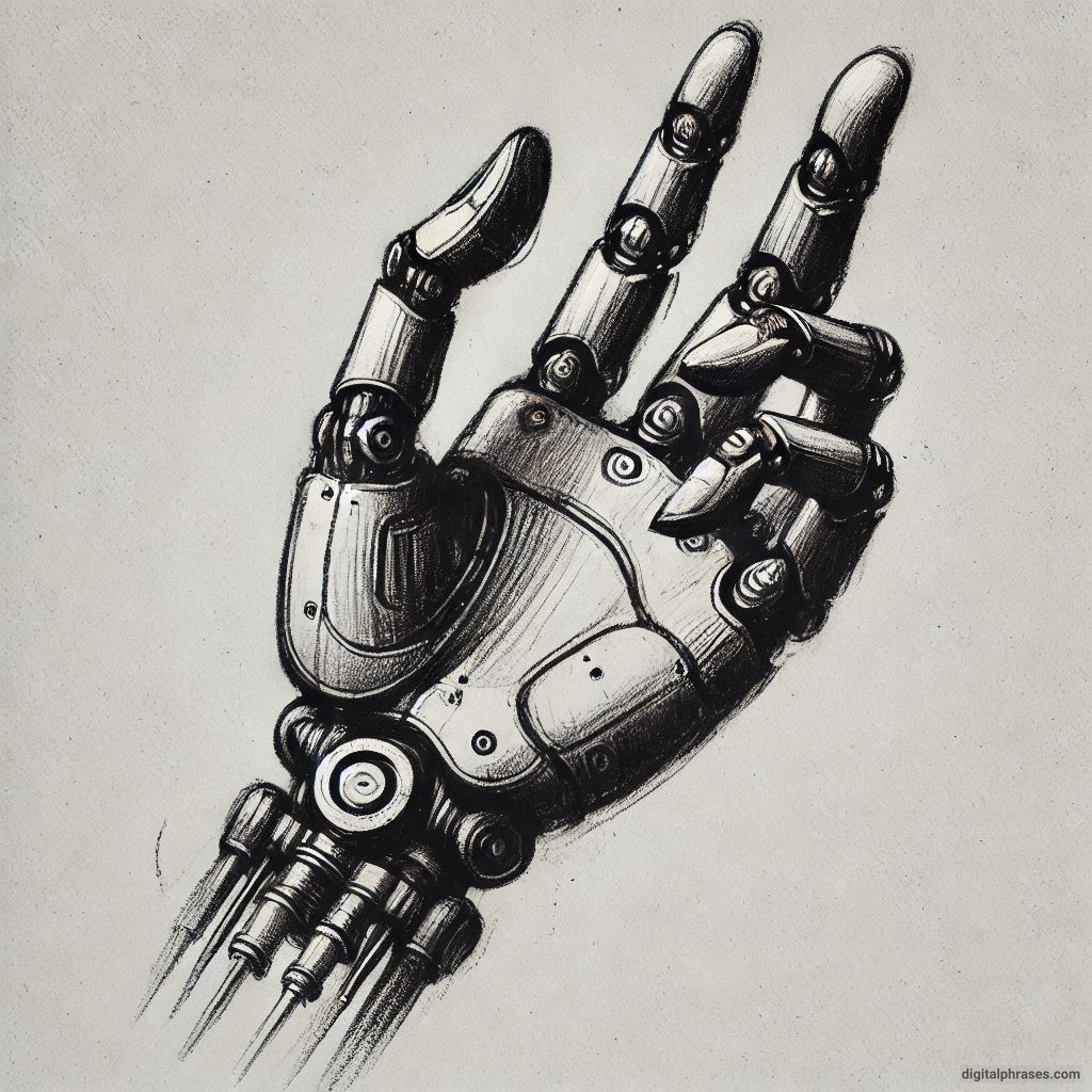 40 Robot Hand Drawing Ideas and References