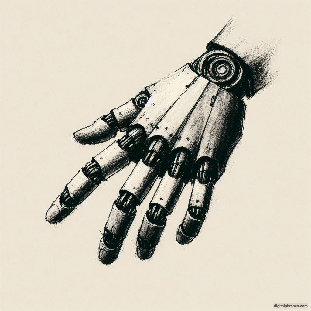 40 Robot Hand Drawing Ideas and References