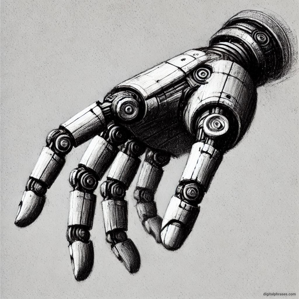 40 Robot Hand Drawing Ideas and References