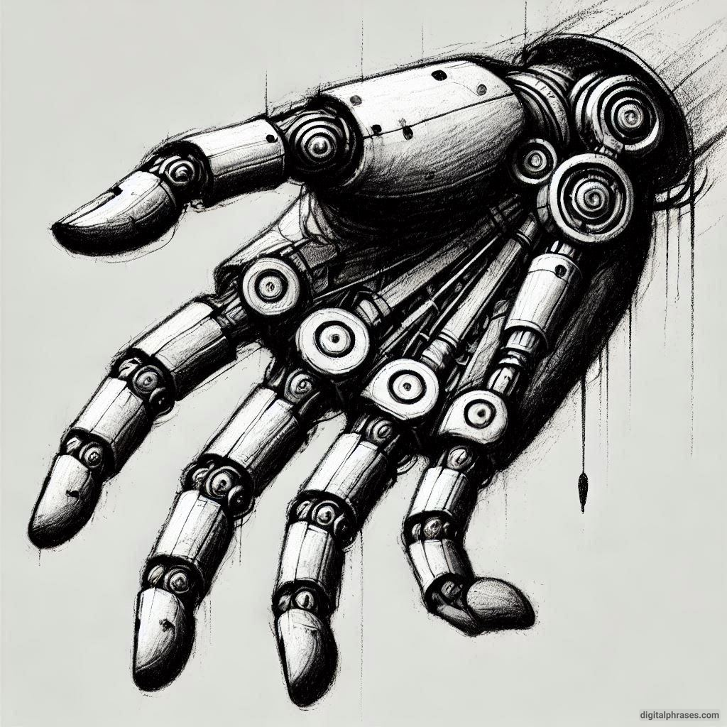 40 Robot Hand Drawing Ideas and References