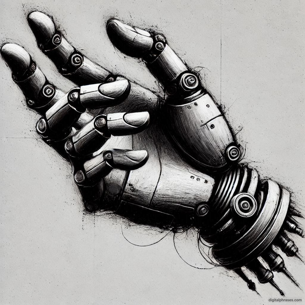 40 Robot Hand Drawing Ideas and References