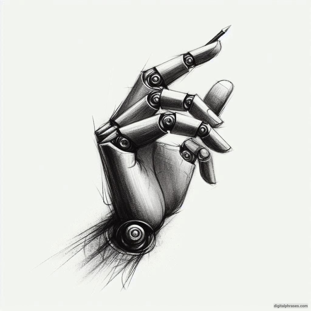 40 Robot Hand Drawing Ideas and References