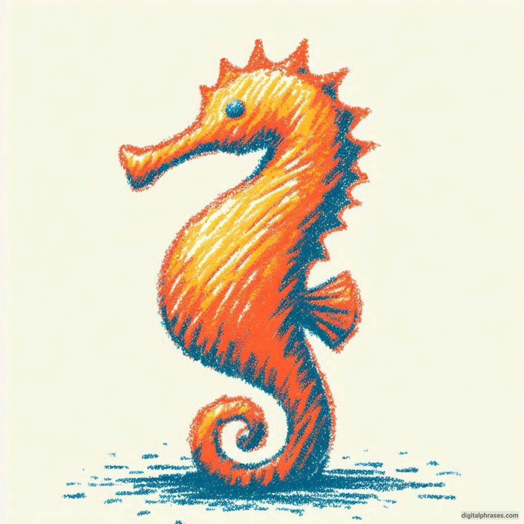 60 Sea Horse Drawing Ideas 60 Sea Horse Drawing Ideas