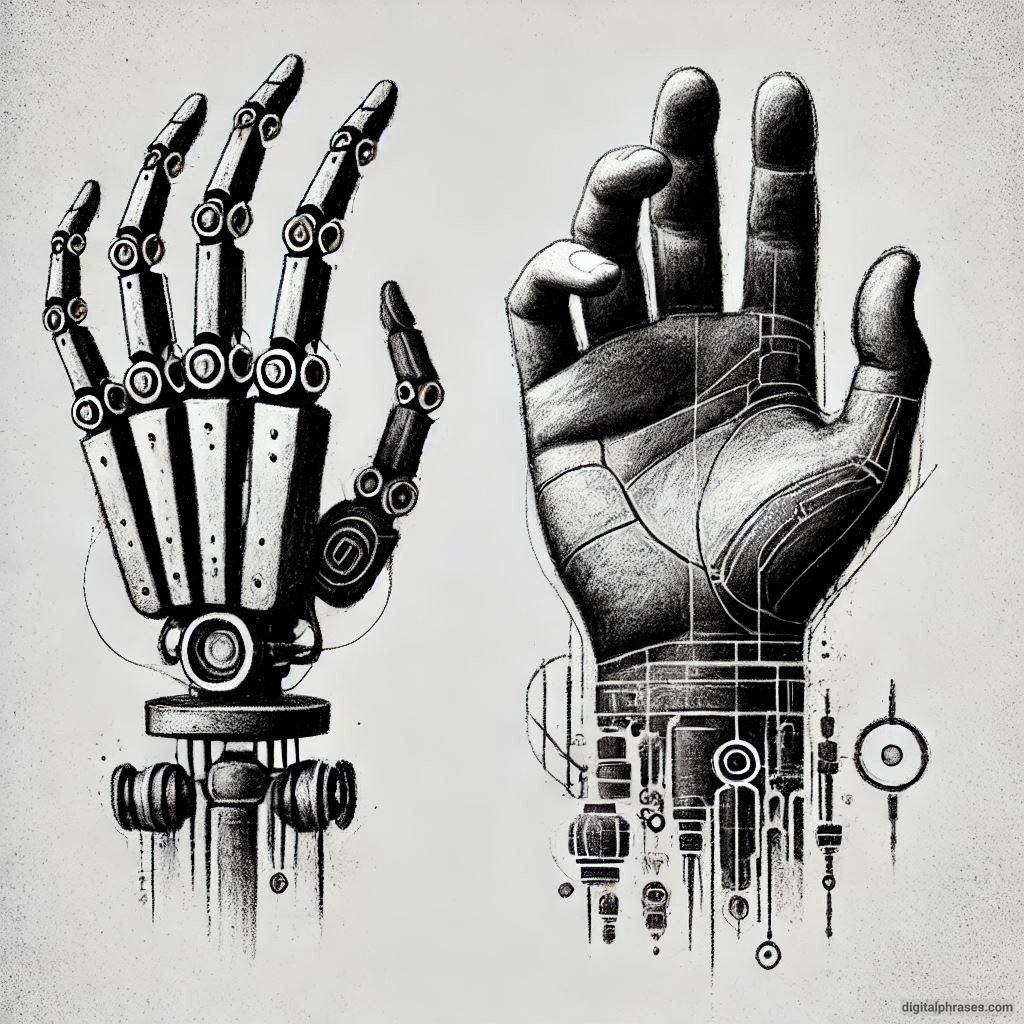 40 Robot Hand Drawing Ideas and References