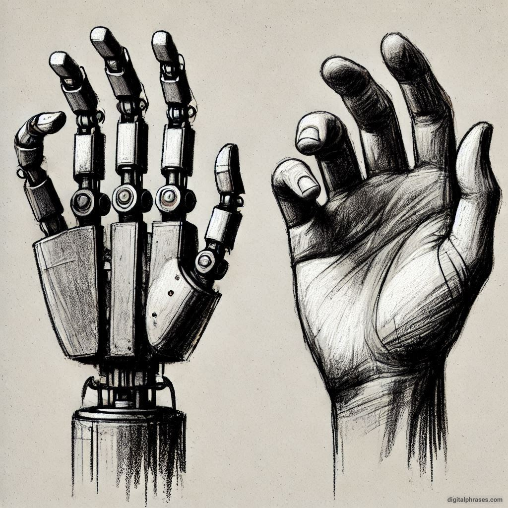 40 Robot Hand Drawing Ideas and References