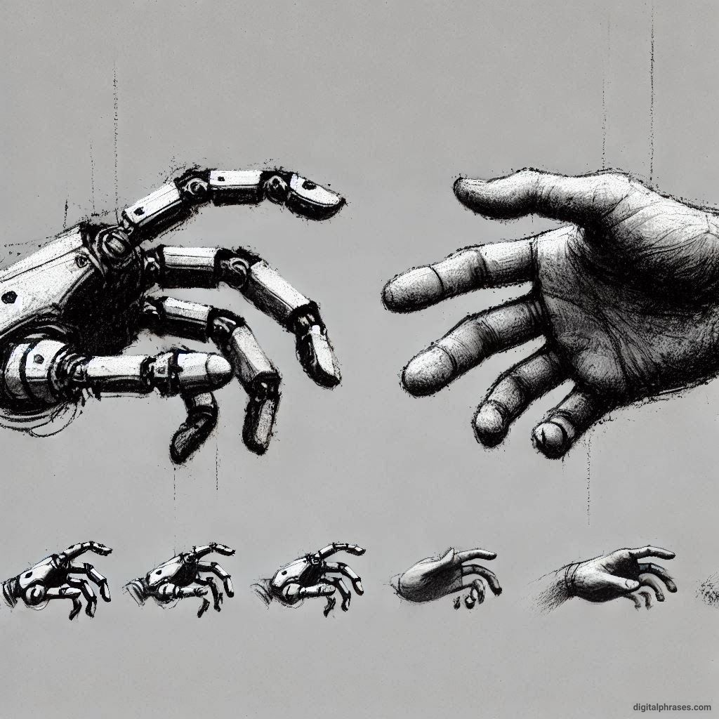 40 Robot Hand Drawing Ideas and References