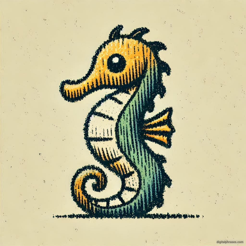 60 Sea Horse Drawing Ideas 60 Sea Horse Drawing Ideas
