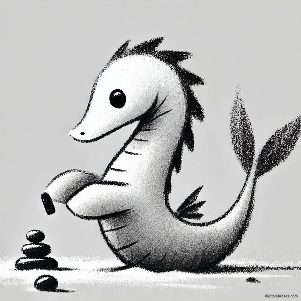 60 Sea Horse Drawing Ideas