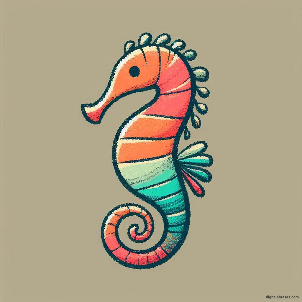 60 Sea Horse Drawing Ideas 60 Sea Horse Drawing Ideas