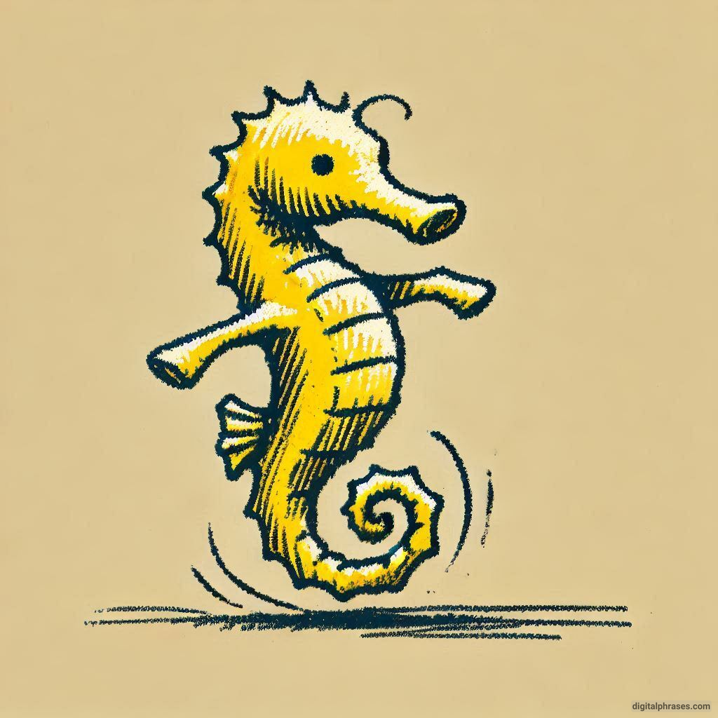 60 Sea Horse Drawing Ideas