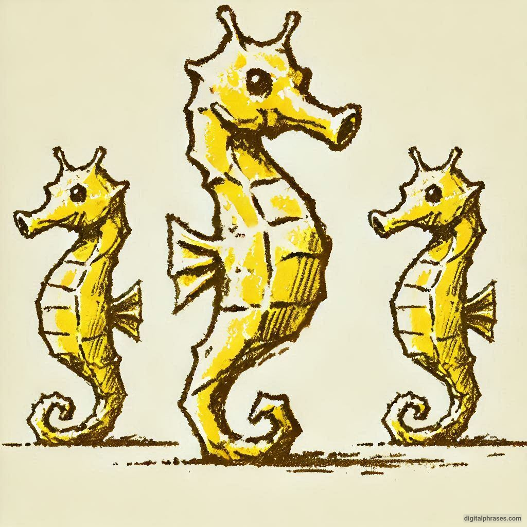 60 Sea Horse Drawing Ideas 60 Sea Horse Drawing Ideas