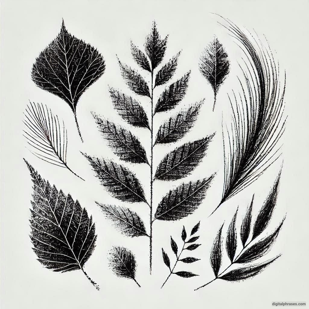 40 Natural Texture Drawing Ideas