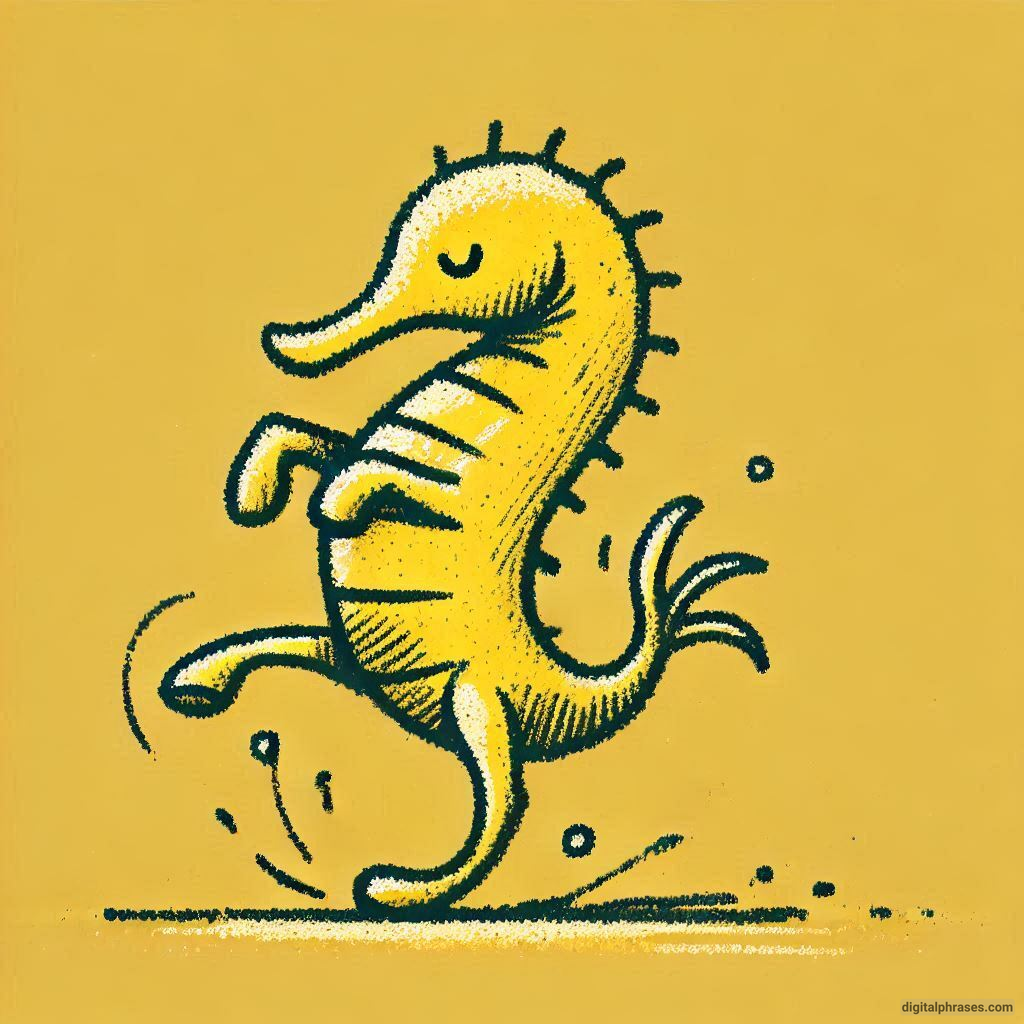 60 Sea Horse Drawing Ideas