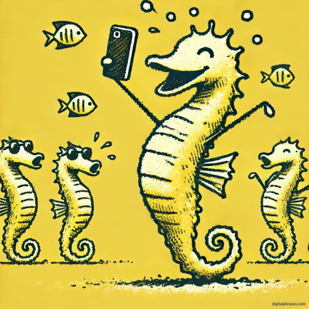 60 Sea Horse Drawing Ideas