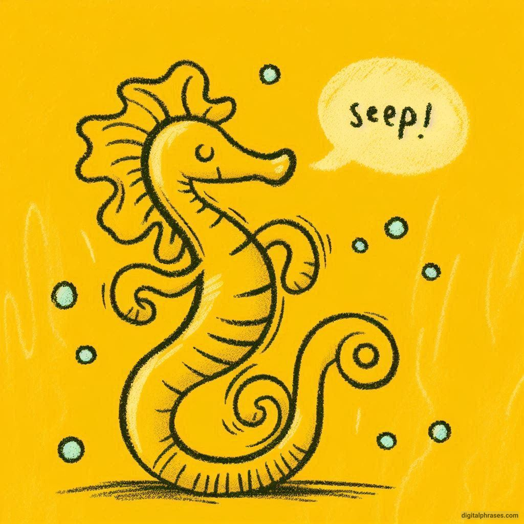 60 Sea Horse Drawing Ideas