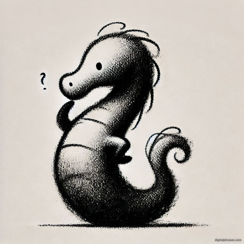 60 Sea Horse Drawing Ideas