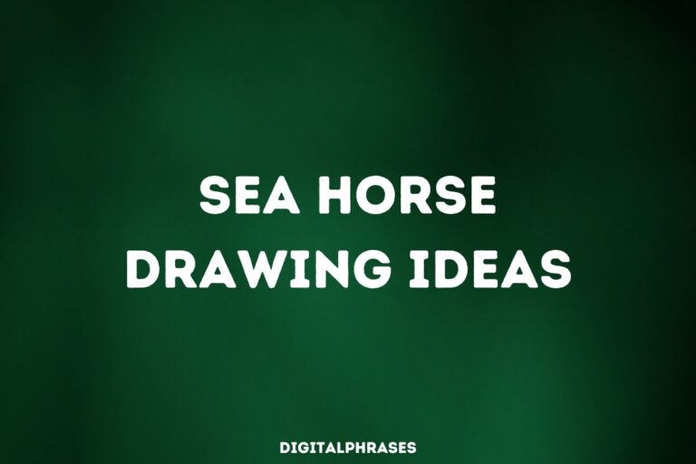 60 Sea Horse Drawing Ideas