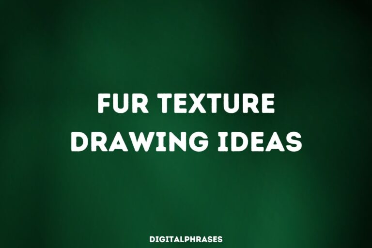 36 Fur Texture Drawing Ideas (Includes Animal Fur and Artificial Fur)