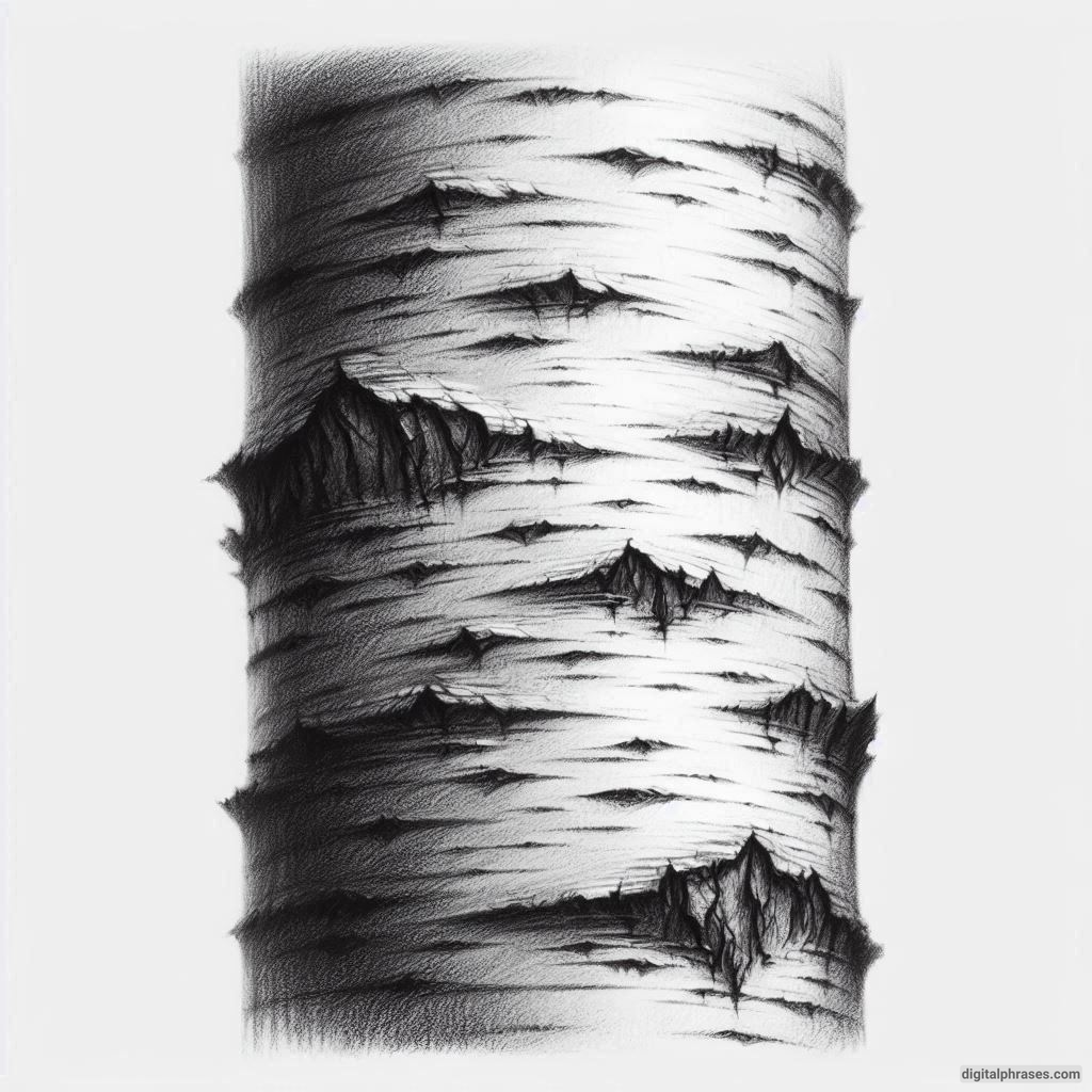 48 Tree Texture Drawings