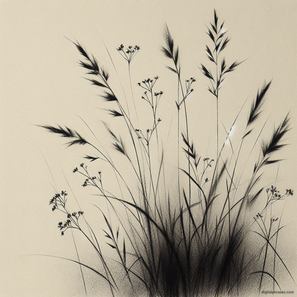 30 Grass Texture Drawing Ideas