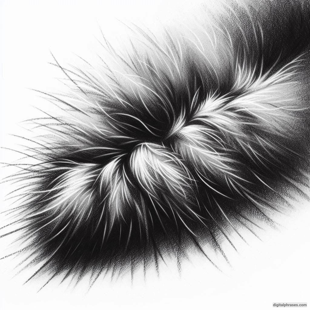 36 Fur Texture Drawing Ideas (Includes Animal Fur and Artificial Fur)