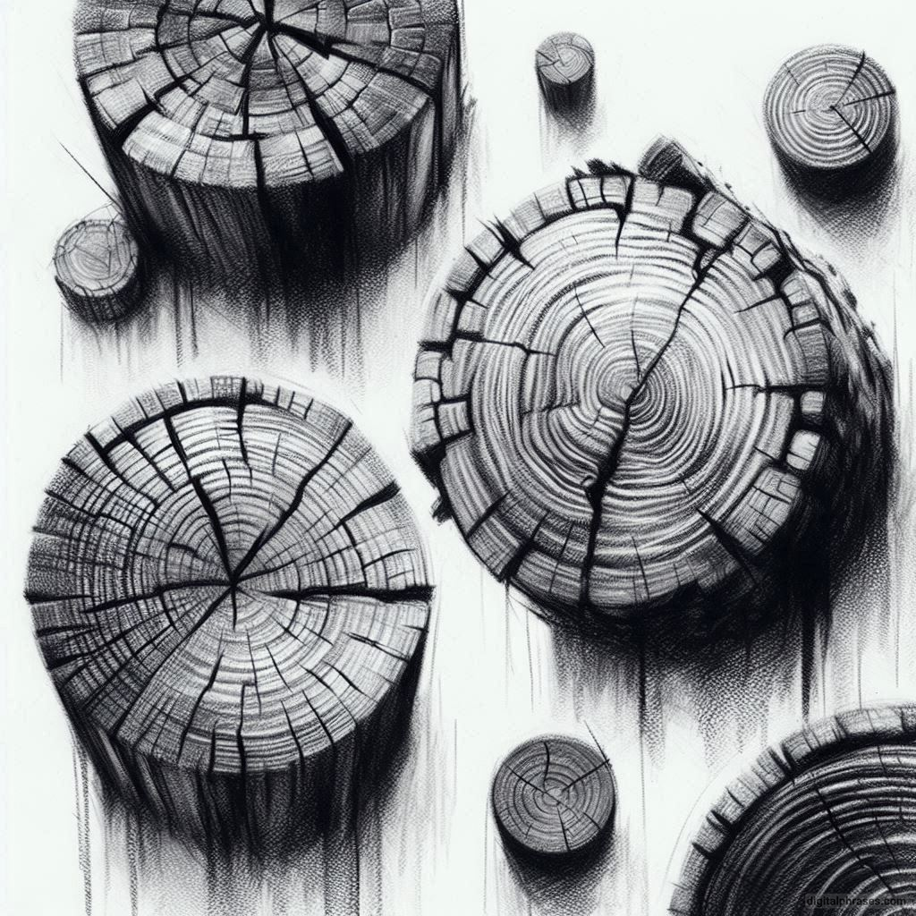 48 Tree Texture Drawings 48 Tree Texture Drawings