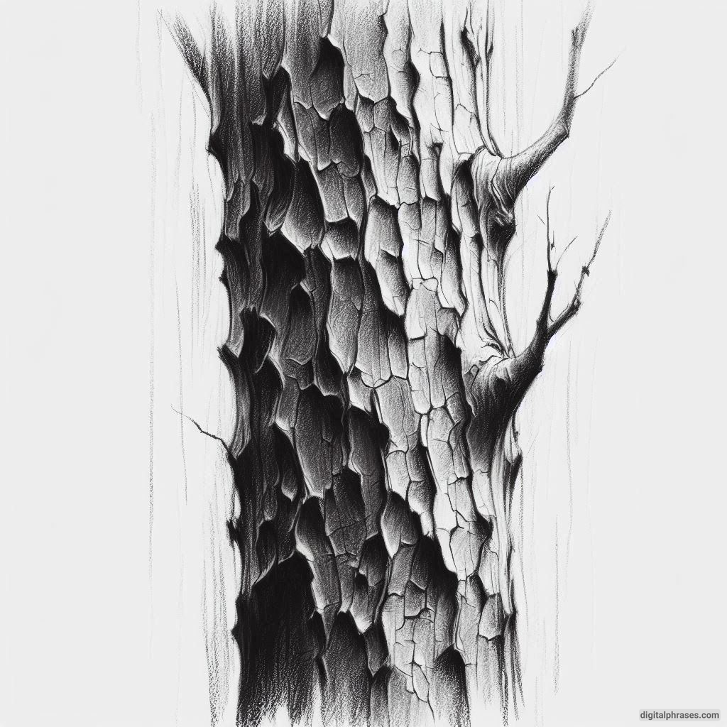 48 Tree Texture Drawings