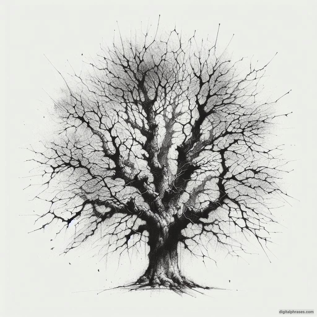 48 Tree Texture Drawings