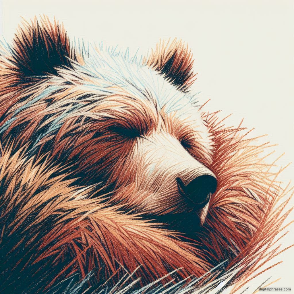 21 Bear Fur Texture Drawings