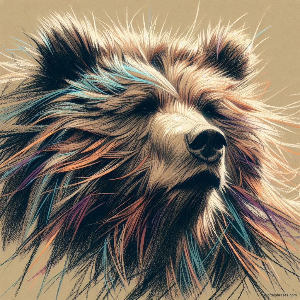 21 Bear Fur Texture Drawings