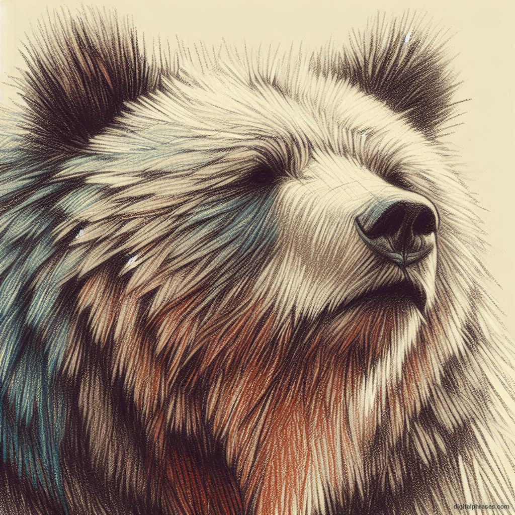 21 Bear Fur Texture Drawings