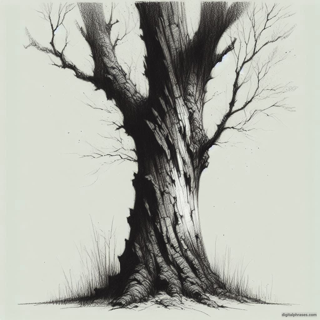 48 Tree Texture Drawings